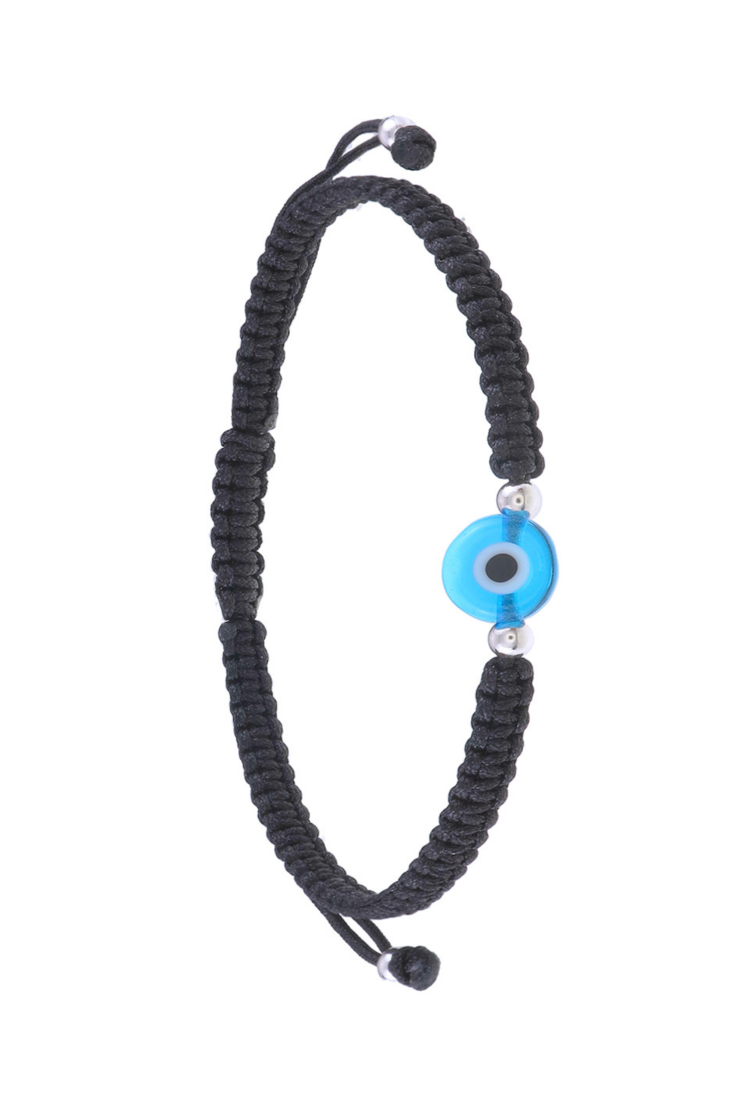 Handmade Macrame Silver Eyelet Bracelet BSE911