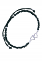 Handmade Silver Hearts Beaded Bracelet BSH898
