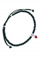 Handmade Silver Heart Beaded Bracelet BSH902