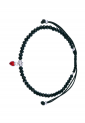 Handmade Silver Heart Beaded Bracelet BSH902
