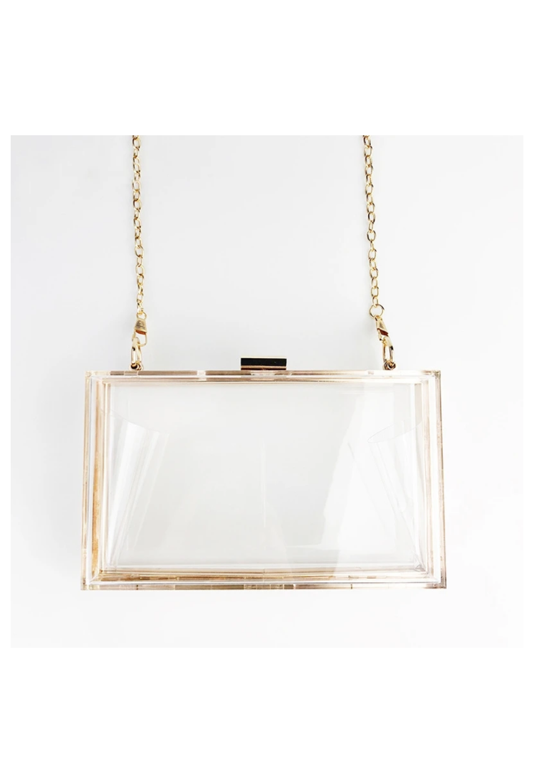 Evening Clutch Bag Acrylic BWN712