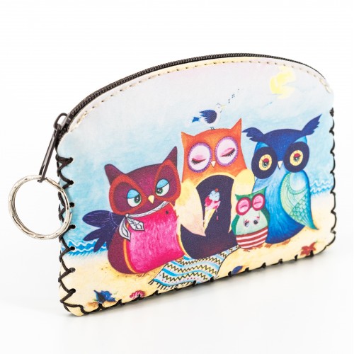 Wallet Owl Family CH004