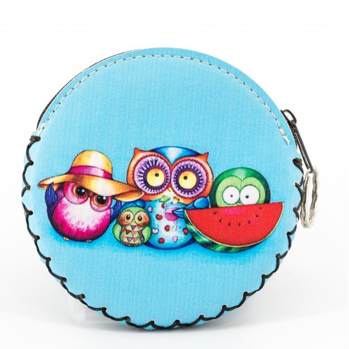 Wallet Owls On The Beach CH026
