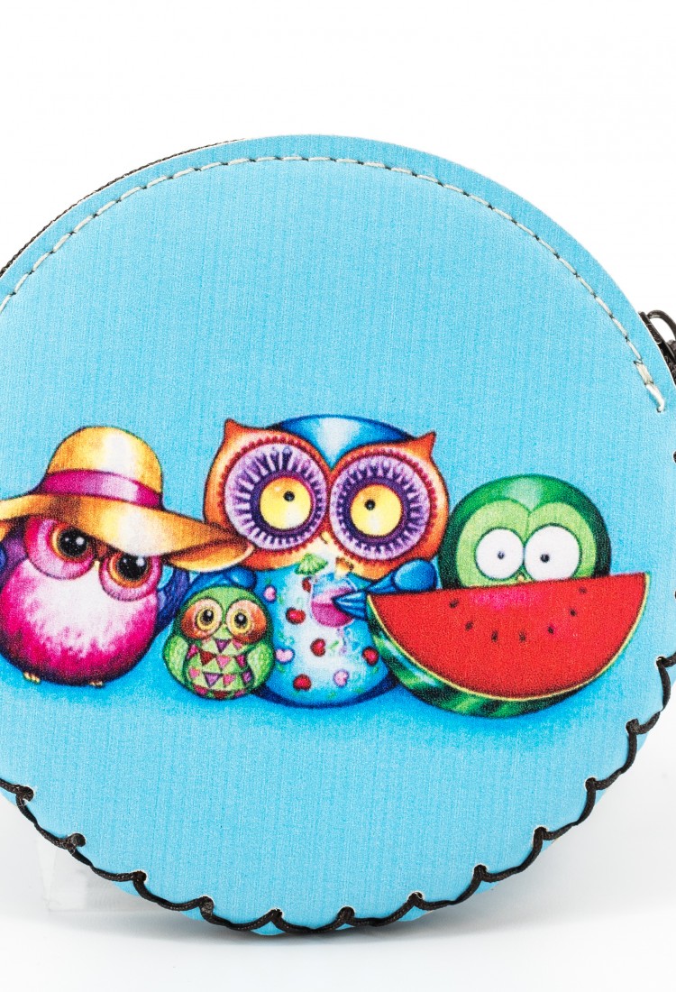 Owls On The Beach Wallet