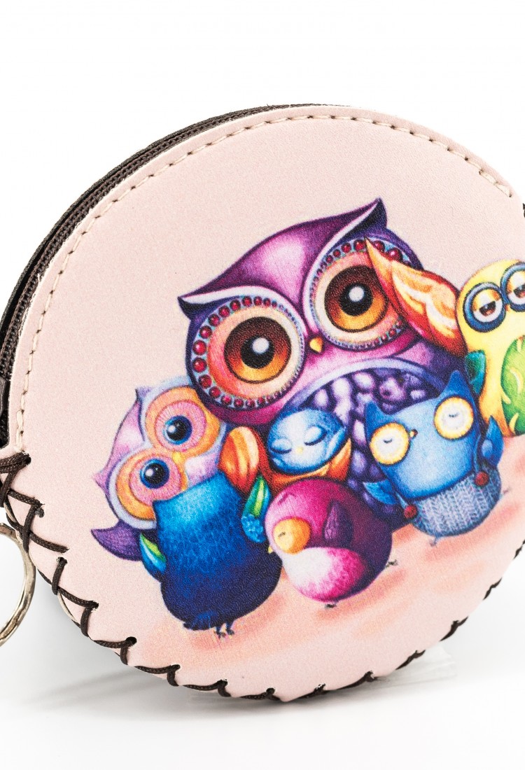 Cute Owl Family wallet