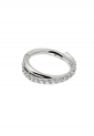 Double Cross Hoop Piercing Earring EPH262