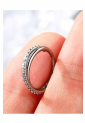 Double Cross Hoop Piercing Earring EPH262