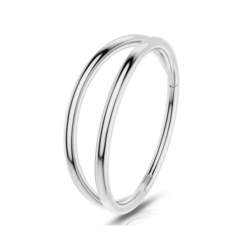 Double Thin Hoop Piercing Earring EPH264