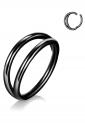 Double Thin Hoop Piercing Earring EPH264