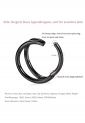 Double Thin Hoop Piercing Earring EPH264
