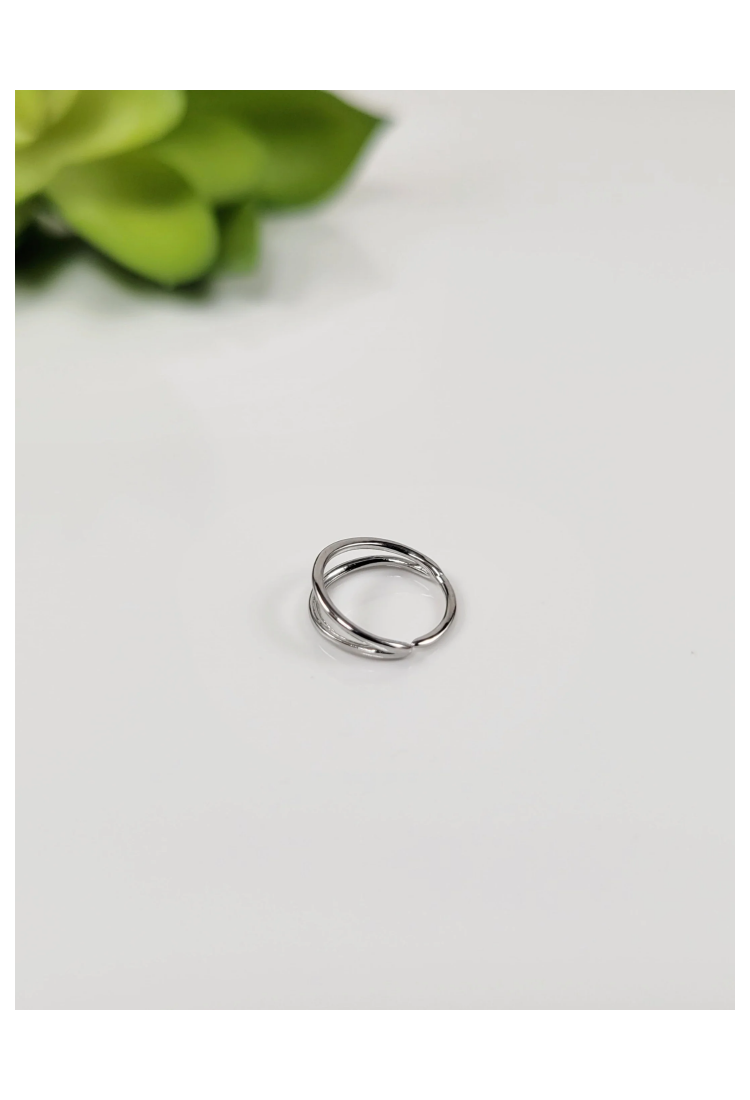Double Thin Hoop Piercing Earring EPH264