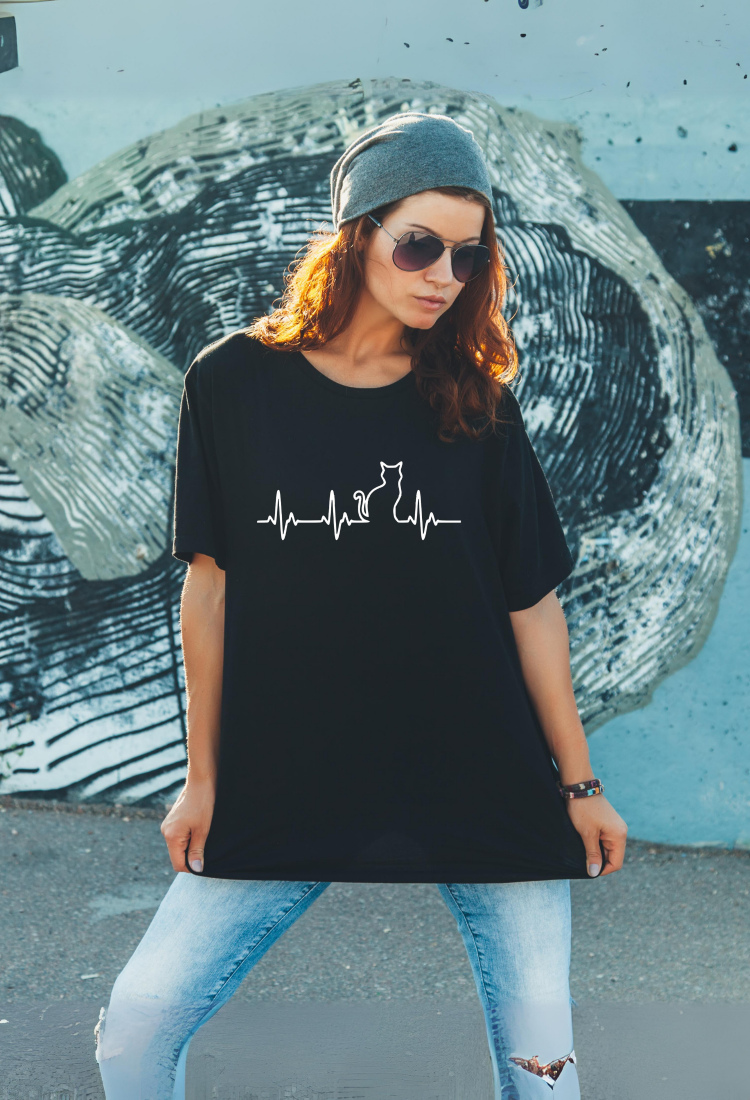 Γυναικεία Μπλούζα Cat Heartline WTC433 Γυναικεία Μπλούζα Cat Heartline WTC433