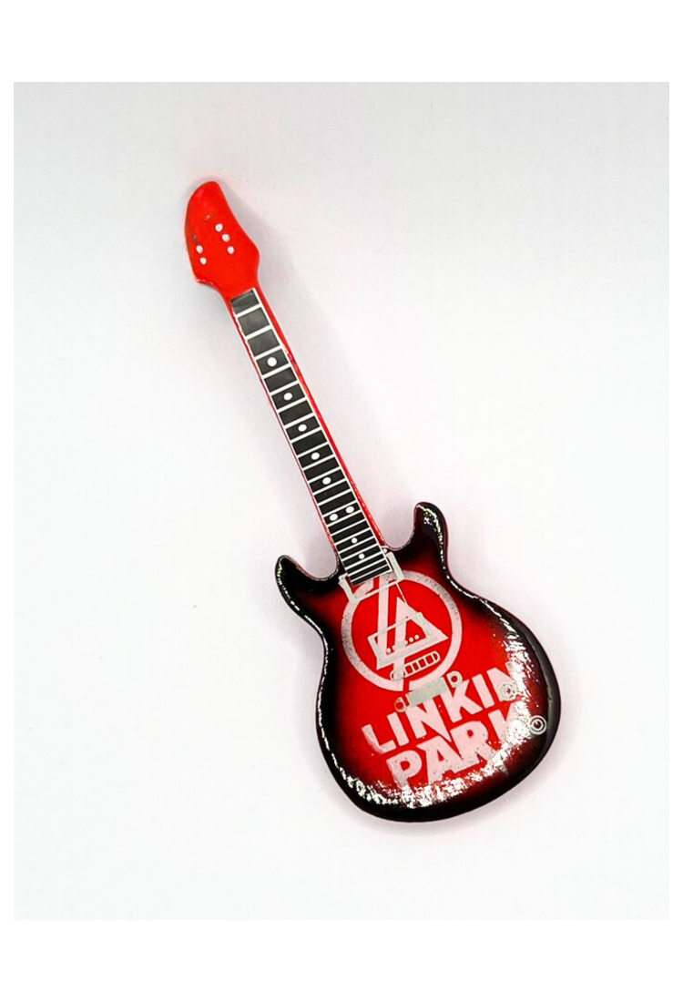 Linkin Park LKR986 Guitar Keychain / Magnet