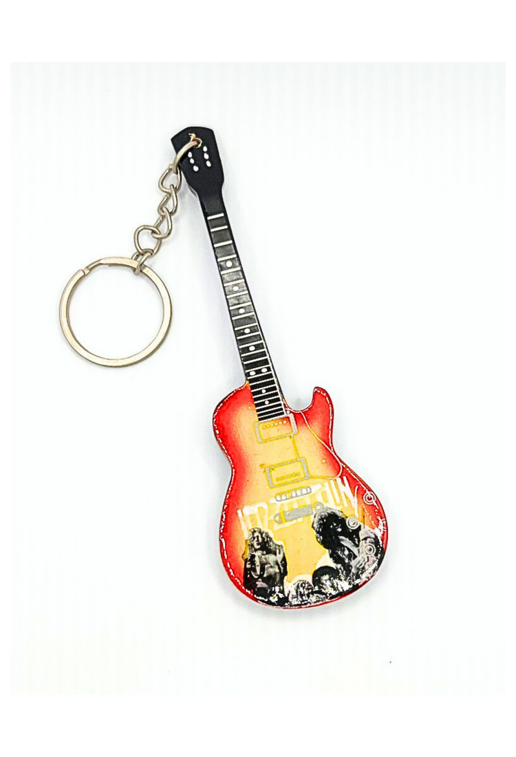 Led Zeppelin LKR996 Guitar Keychain / Magnet