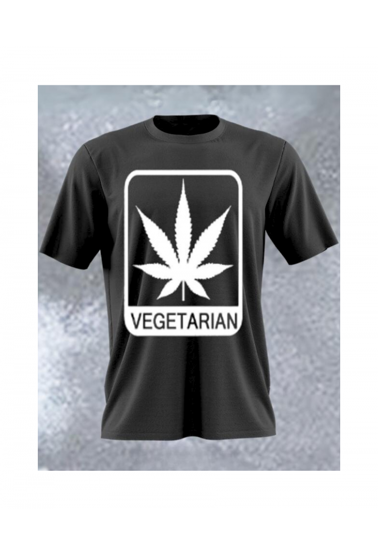 Men's Shirt Vegetarian Marijuana MB101