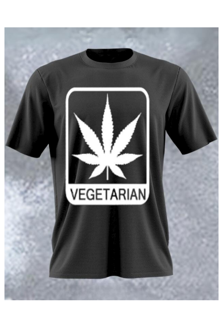 Men's Shirt Vegetarian Marijuana MB101