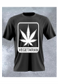 Men's Shirt Vegetarian Marijuana MB101