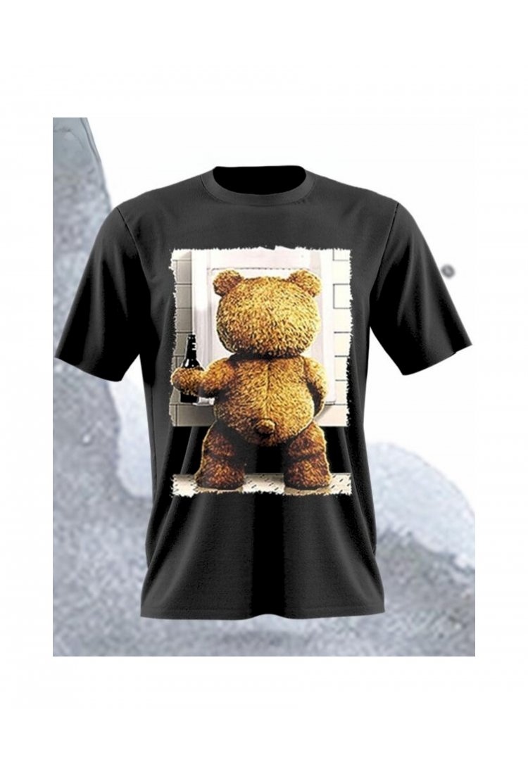 Ted in the Urinal Black MB2 Men's T-Shirt