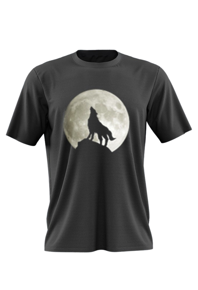 Men's Wolf With Moon T-Shirt MB669