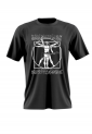 Men's Shirt Davinci Vitruvian Man Guitar Player MB677