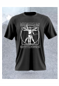 Men's Shirt Davinci Vitruvian Man Guitar Player MB677