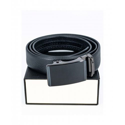 Men's Belt Automatic Buckle Metal With Meander Pattern 3 cm MBB778