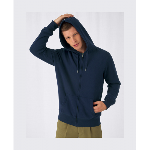 Hooded Sweatshirt Navy Blue MJH104-P