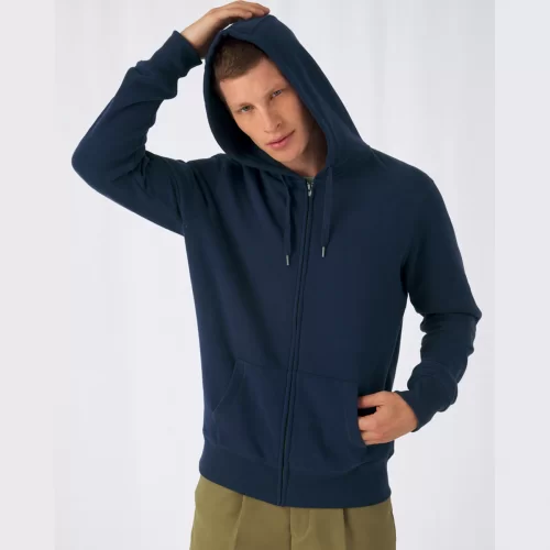Hooded Sweatshirt Navy Blue MJH104-P
