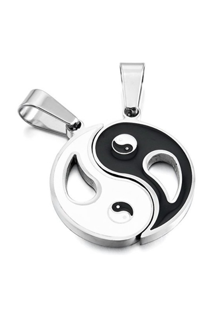 Yin Yang Two Halves Pendant MSC259