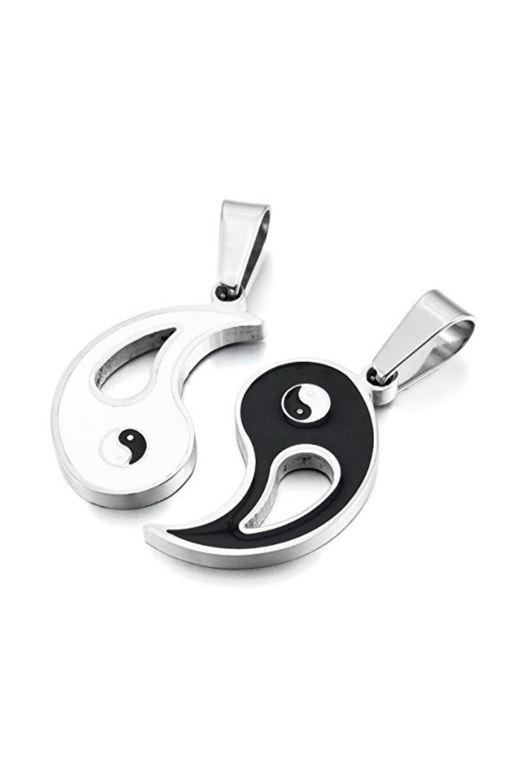 Yin Yang Two Halves Pendant MSC259