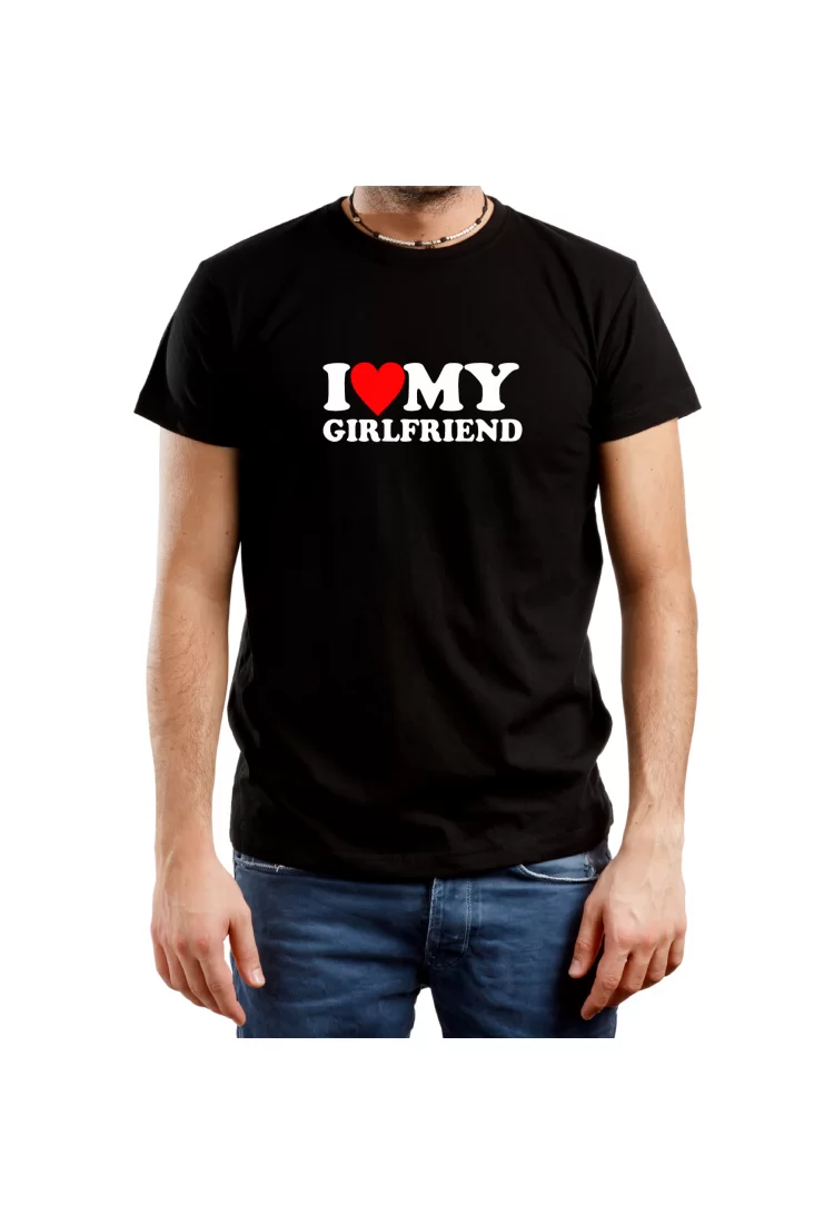 Men's T-Shirt I Love My Girlfriend MTT232