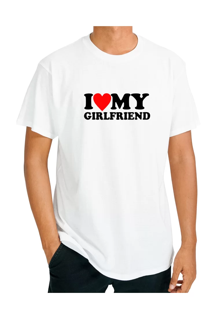 Men's T-Shirt I Love My Girlfriend MTT232 Men's T-Shirt I Love My Girlfriend MTT232