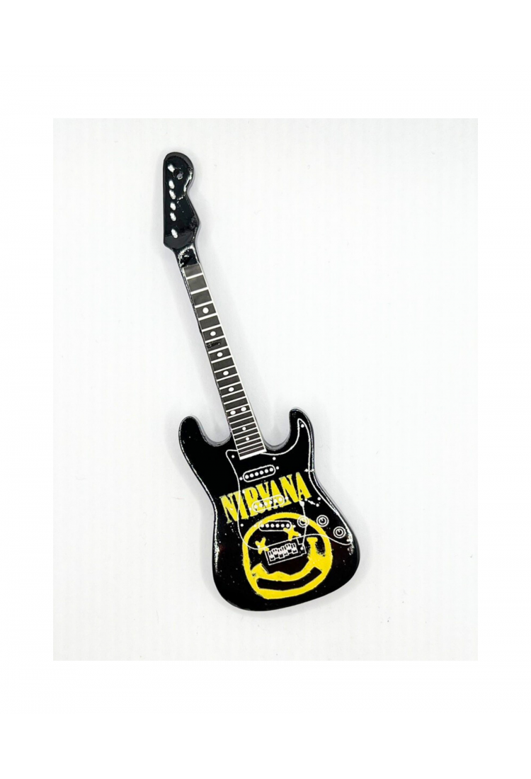 Guitar Keychain / Magnet Nirvana NKR988