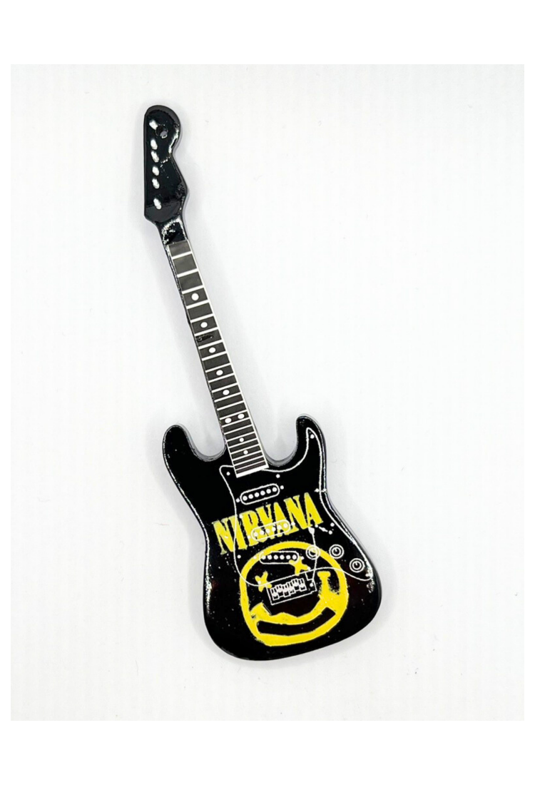 Guitar Keychain / Magnet Nirvana NKR988