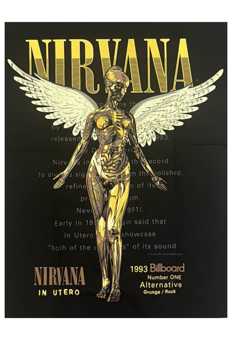 Nirvana In Utero Men's T-Shirt NTS049	