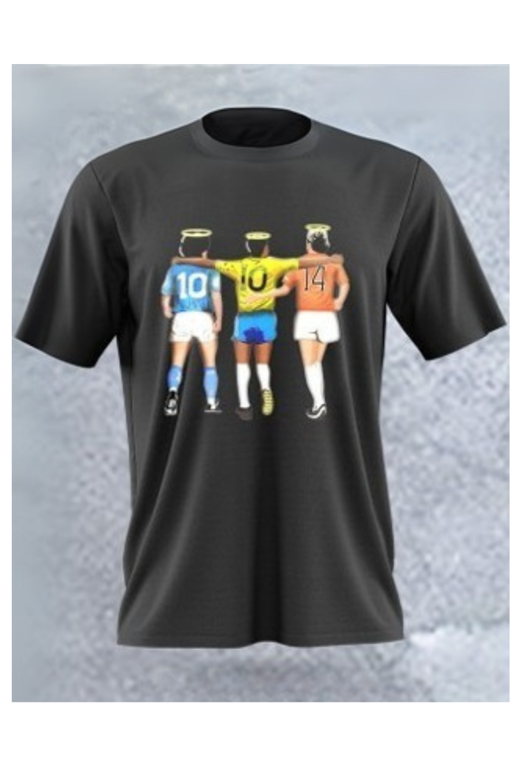 Men's T-Shirt Maradona - Pele - Johan Cruyff OB787 Men's T-Shirt Maradona - Pele - Johan Cruyff OB787