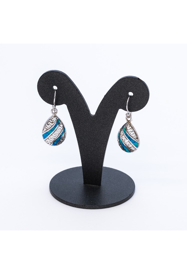 Minimal Greka silver earring SBO007