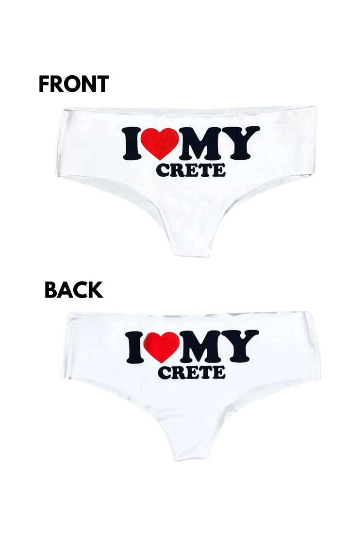 Brazil I Love Crete Women's Underwear TAI195-1