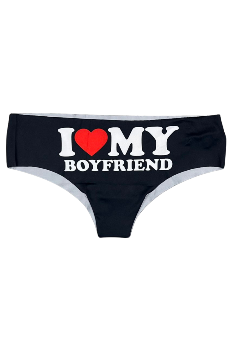 Women's Underwear Brazil I Love My Boyfriend TAI195