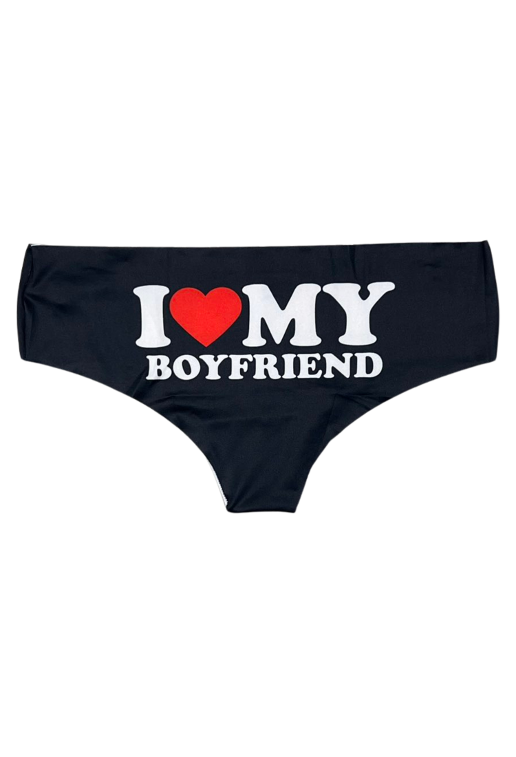 Women's Underwear Brazil I Love My Boyfriend TAI195