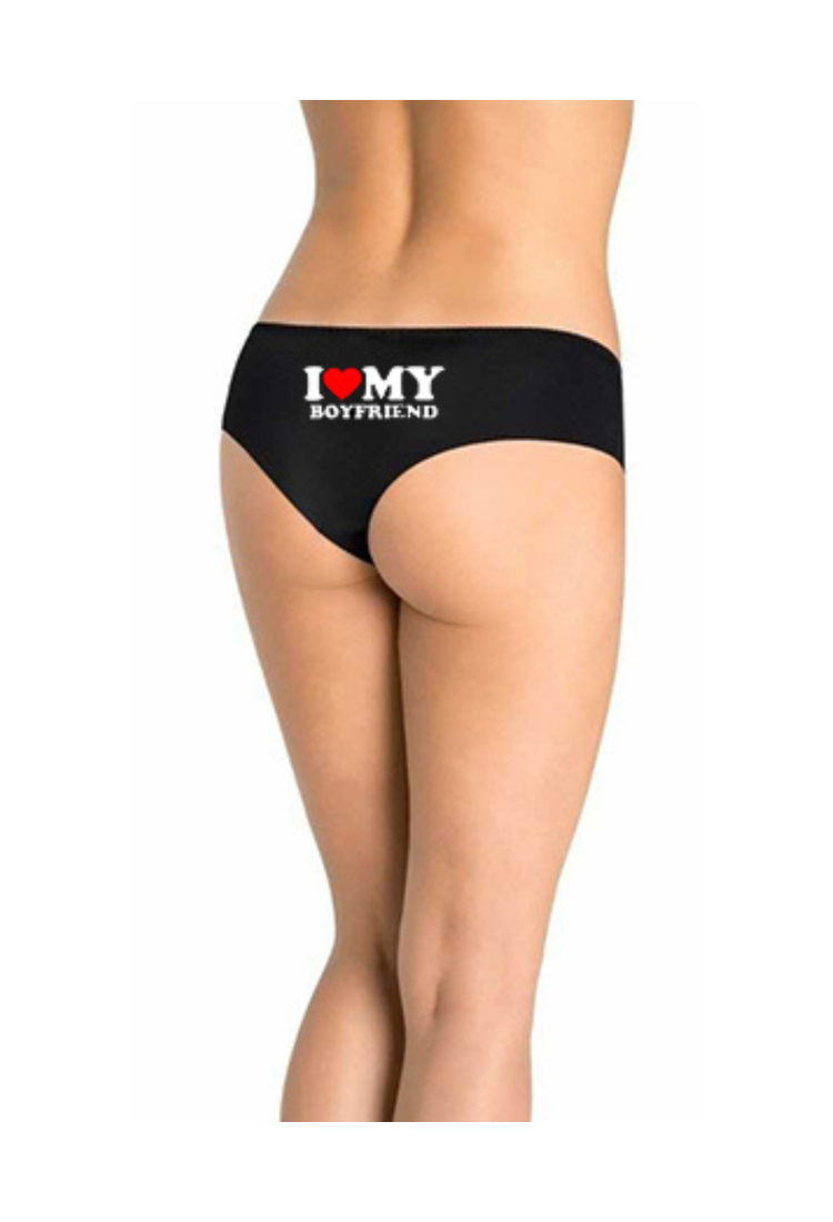 Women's Underwear Brazil I Love My Boyfriend TAI195