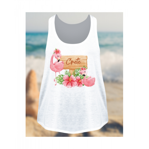 Children's Sleeveless Flamingo T-Shirt TDK051