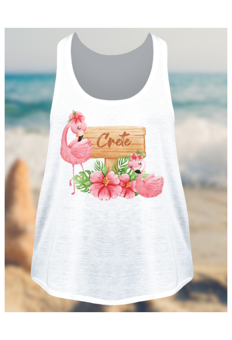 Children's Sleeveless Flamingo T-Shirt TDK051