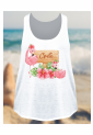 Children's Sleeveless Flamingo T-Shirt TDK051