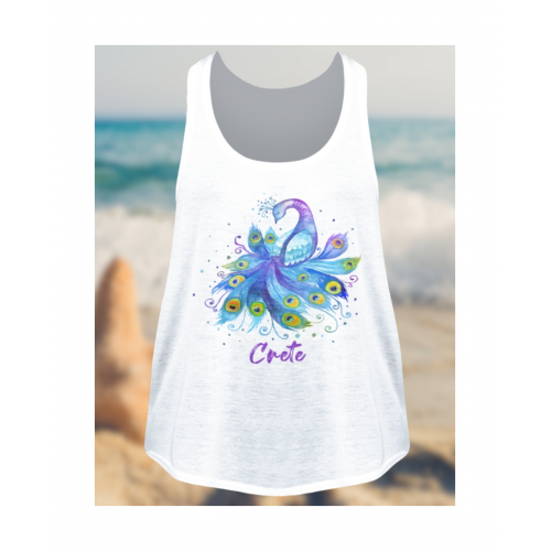 Children's Sleeveless Peacock T-Shirt TDK231