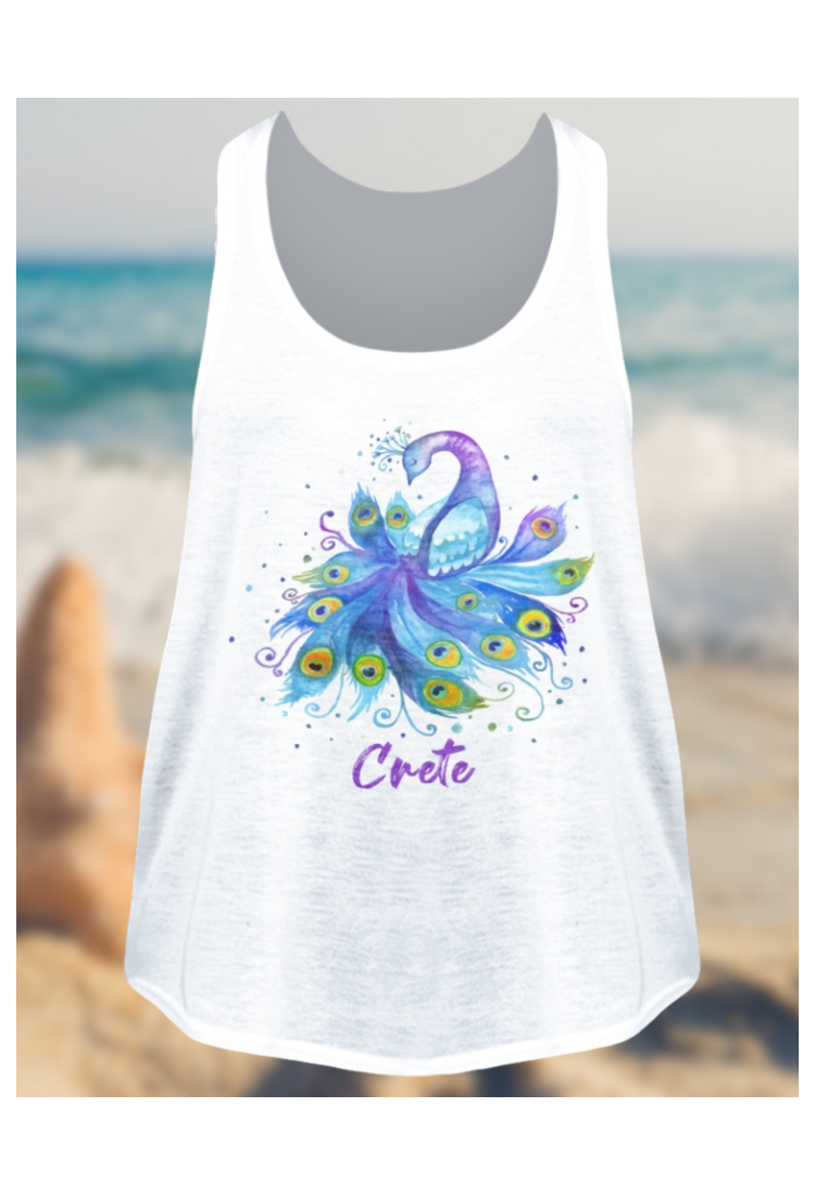 Children's Sleeveless Peacock T-Shirt TDK231