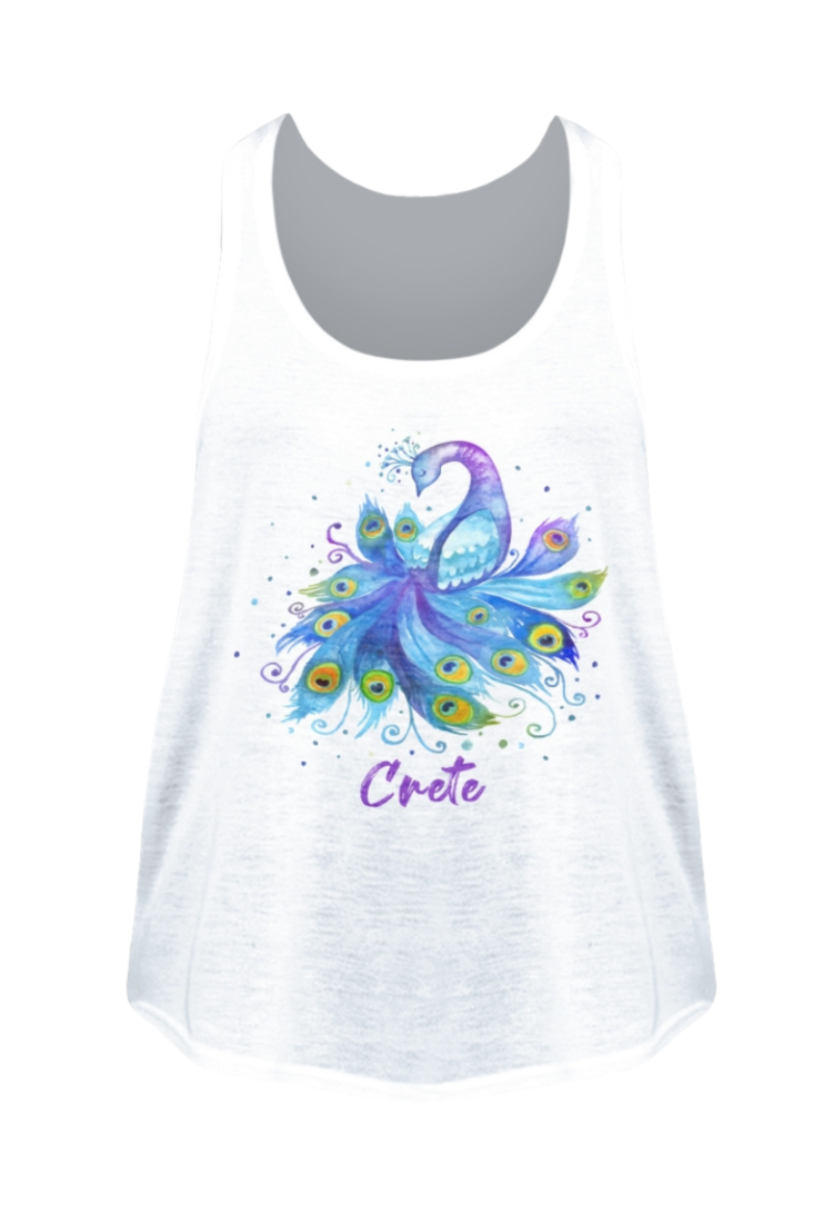 Children's Sleeveless Peacock T-Shirt TDK231