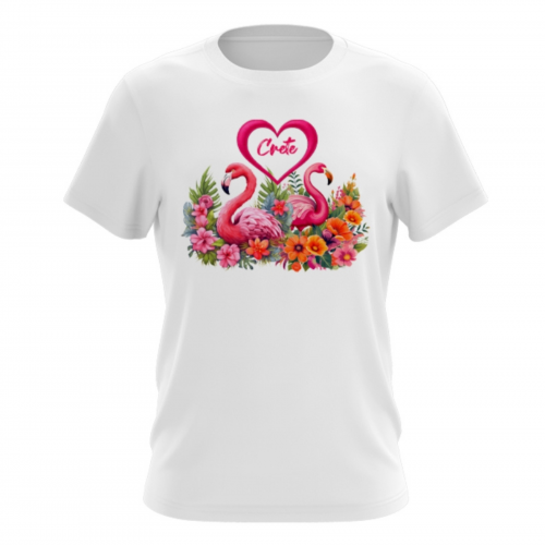 Kids Blouse Flamingo with Heart Crete TKF002