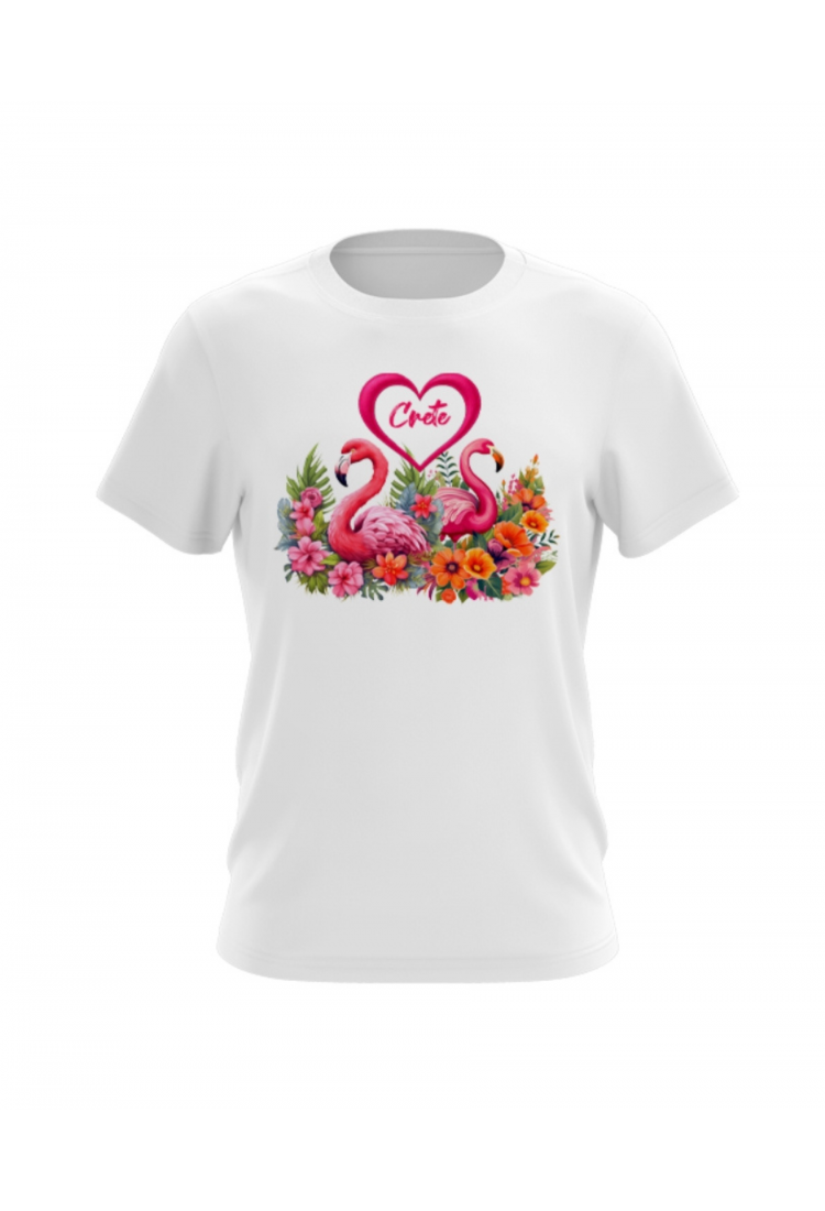 Kids Blouse Flamingo with Heart Crete TKF002