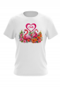 Kids Blouse Flamingo with Heart Crete TKF002